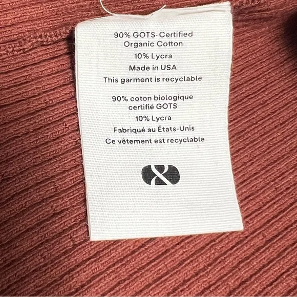 🆕 &OR COLLECTIVE SKIRT 01 Highwaist Ribbed Stretch Organic Cotton Column Skirt - Picture 9 of 14